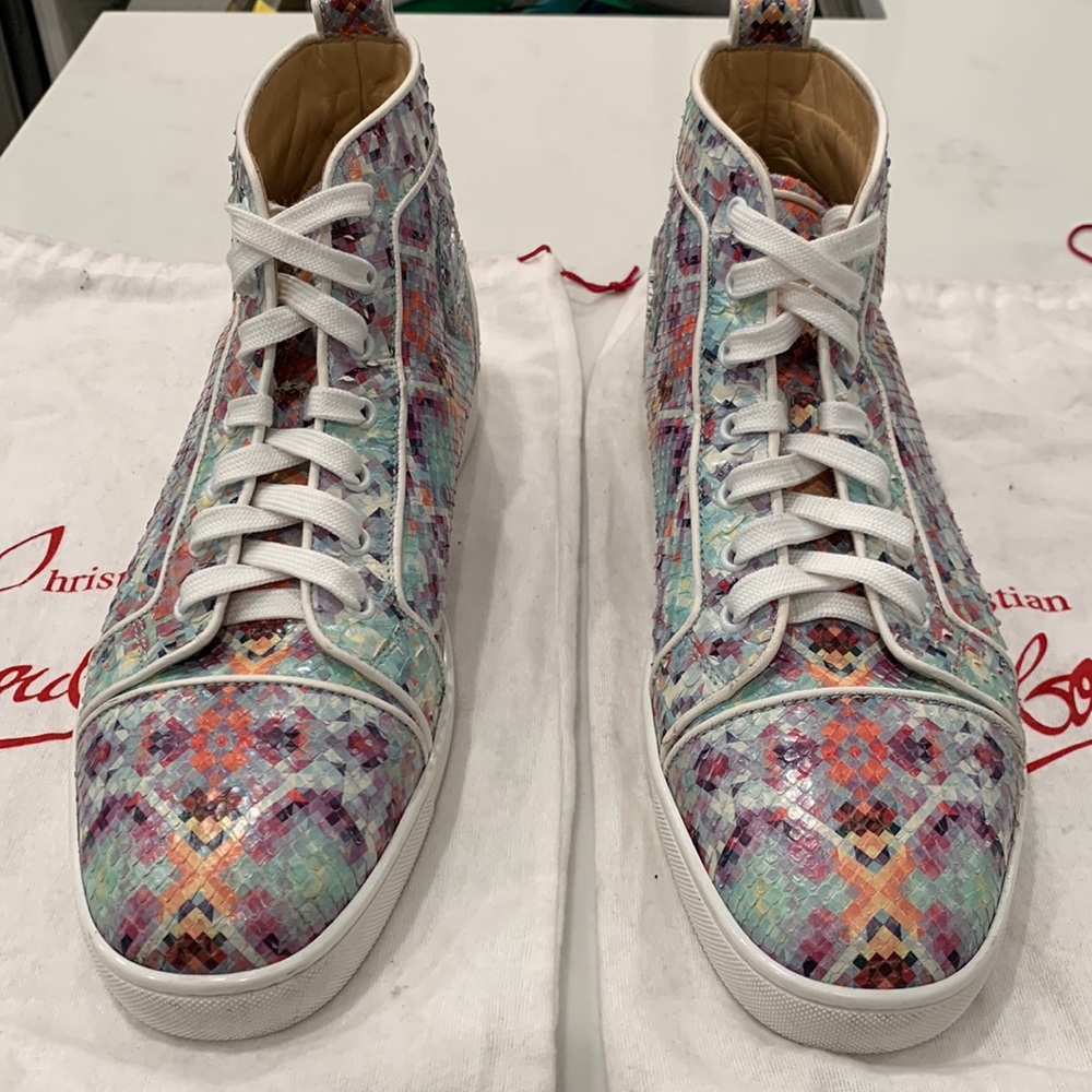Christian Louboutin Python Men Sneakers